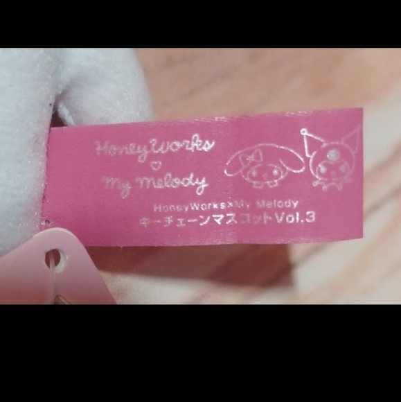 Sanrio X Honeyworks Rare My Melody Kuromi Plush Keychains W/Tags - Picture 10 of 10